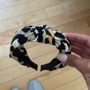 Cheetah knitted headband